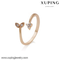 14880 Fashion jewelry elegant zircon ring wholesale ladies 18k gold color free size ring